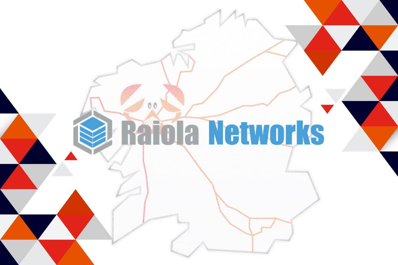 Composición con el logotipo de Raiola Networks
