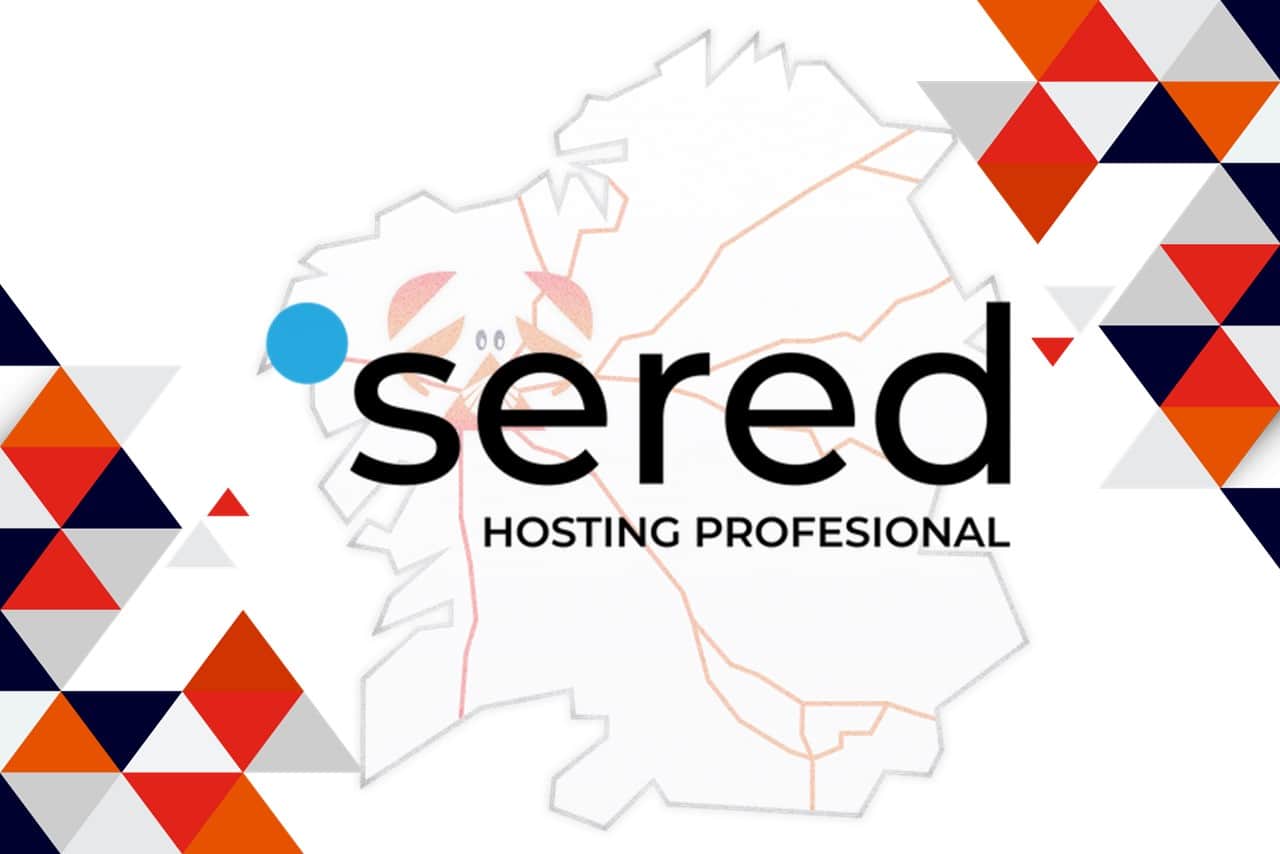 Composición con el logotipo de Sered.Net