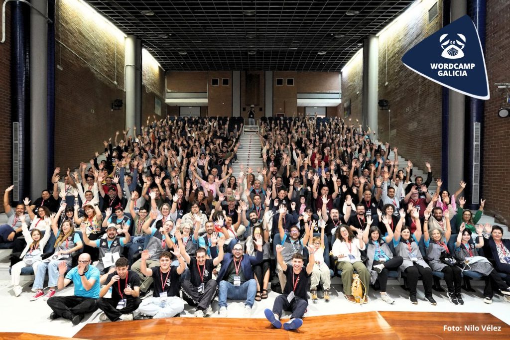 WordCamp Galicia 2025 foto de familia